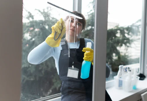 Nettoyage de vitres intérieures et extérieures à Veilleins